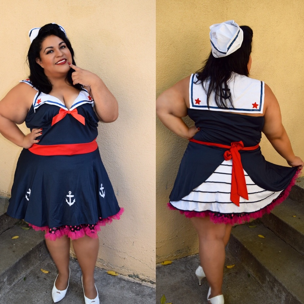 Plus Size Retro Sailor Costume
